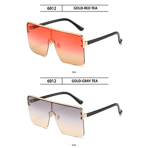 2021 newest fashion metal frame gradient color sunglasses women men eyewear shade trendy sun glasses wholesale custom goggles