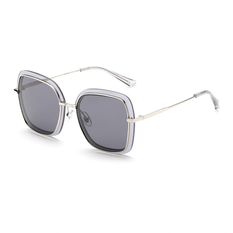 2021 newest fashion big frame TR90 sunglasses polarized women men eyewear shade vintage sun glasses wholesale custom goggles