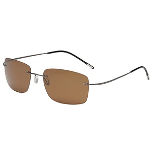 2021 newest fashion anti UV square titanium sunglasses polarized women men eyewear shade sun glasses wholesale custom goggles