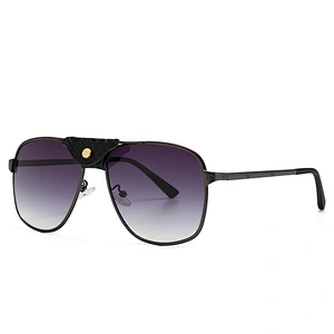 Cross border hot models metical sunglasses classic sunglasses men leather inlaid toad mirror