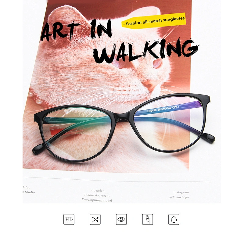 Retro cat eye trendy light frame personality optical frame river wholesale women eyewear men eyeglasses design eye glasses