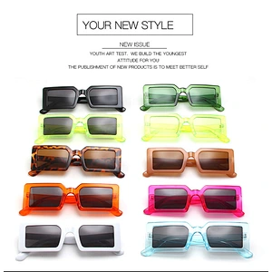 2021 newest fashion square frame sunglasses women men eyewear shade vintage sun glasses wholesale custom goggles