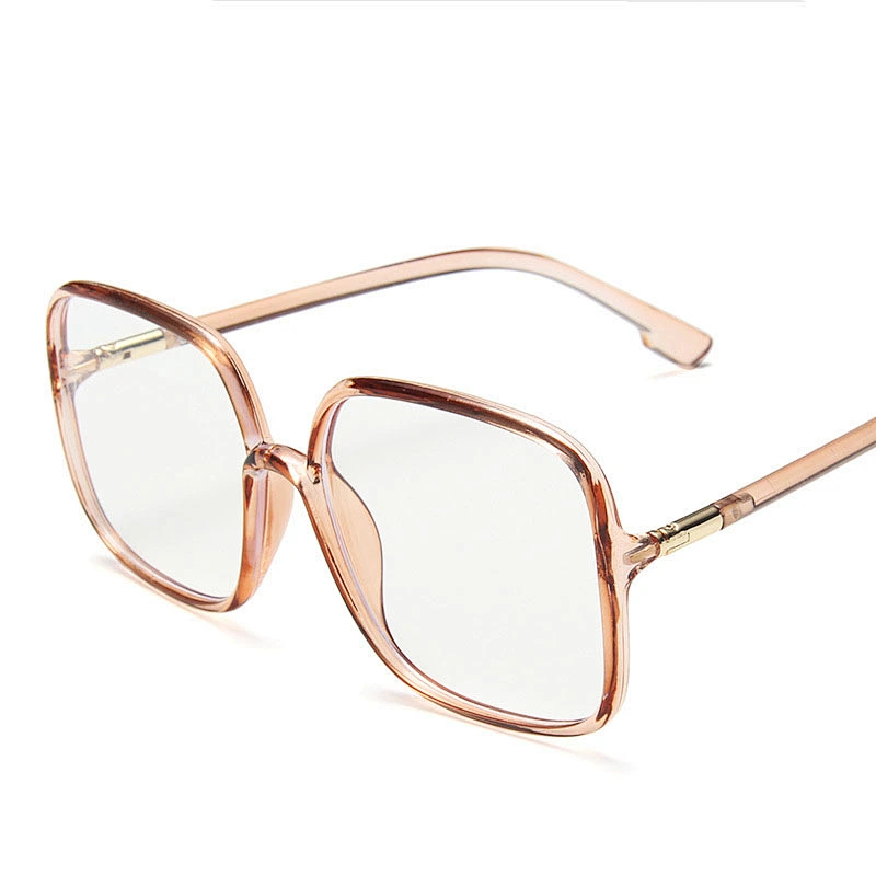 Newest fashion trend custom anti blue wholesale black frame sunglasses men women shade vintage flat sun glasses