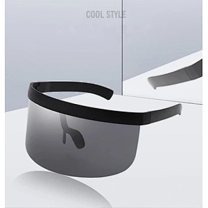 Full head acrylic Personalized integrated hat Stylsh face shield mask windproof anti-fog cycling driving glass