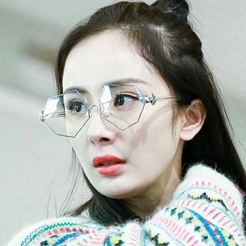 Polygon metal pearl nose pad optical frames river wholesale women eyewear men eyeglasses black frame design eye glasses