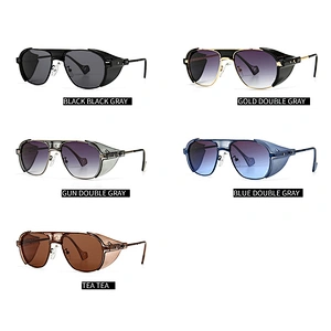 New modern retro sunglasses punk sand-proof sunglasses INS wind street shooting trendy sunglasses