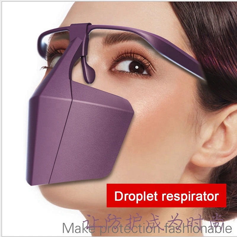 Headwear High Quality Face Screen Shield glasses Fancy Hard Droplet Respirator Stylish Breathable Respirator Goggle Visor Mask