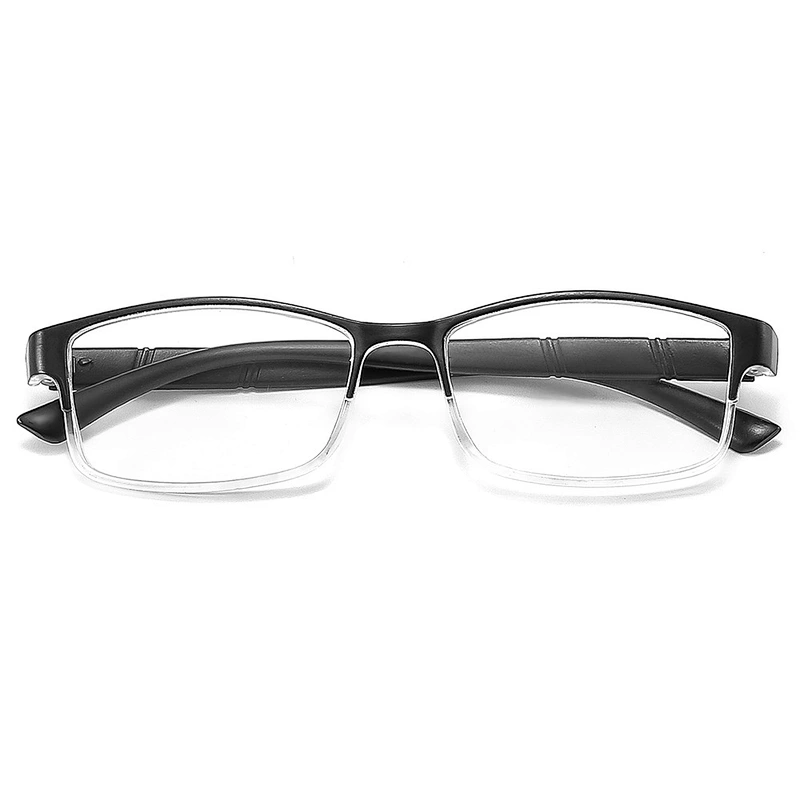 Hot selling half border trendy thin business designer optics reading glasses men women wholesale reader glasses frame