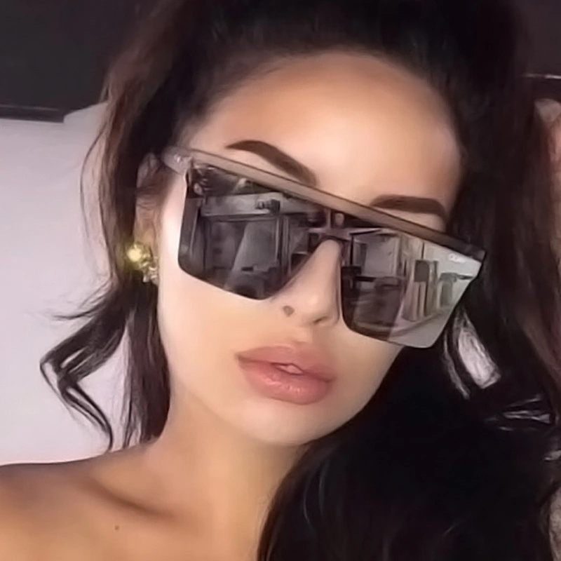 2021 newest fashion unique bright black sunglasses women men eyewear shade vintage sun glasses wholesale custom goggles
