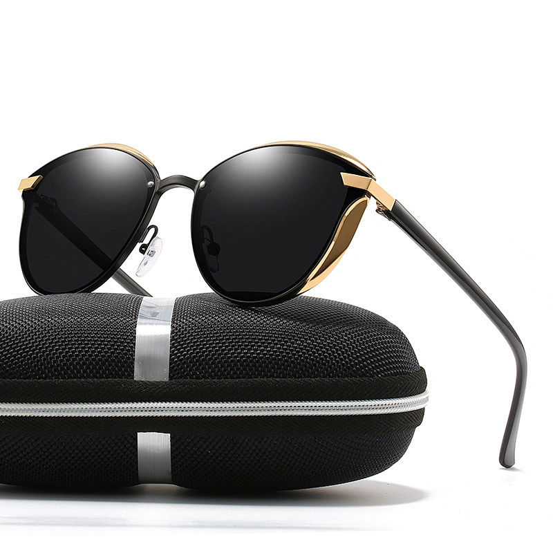 2021 fashion newest metal cat eye sunglasses polarized women men eyewear shade vintage sun glasses wholesale custom goggles