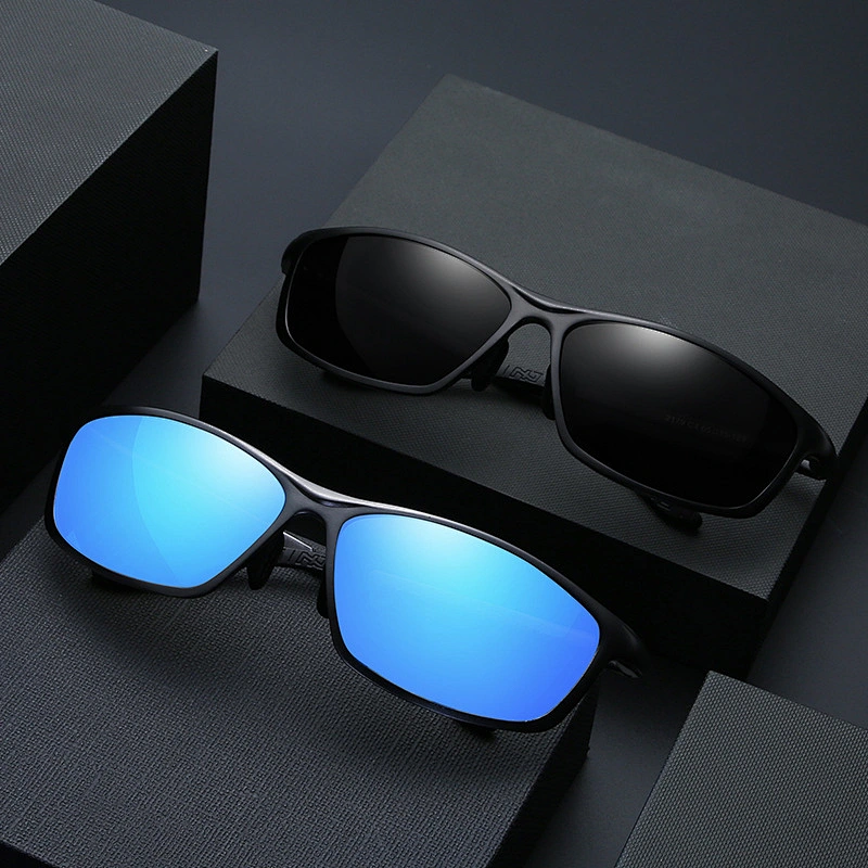 2021 newest aluminum magnesium sport square sunglasses polarized women men eyewear shade sun glasses wholesale custom goggles