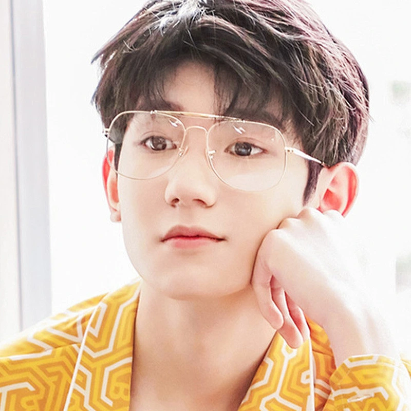 Retro metal square frame trendy optical frame river wholesale myopia women eyewear men eyeglasses design eye glasses