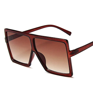 2021 newest fashion oversize metal hinge  square sunglasses women men eyewear shade vintage sun glasses wholesale custom goggles