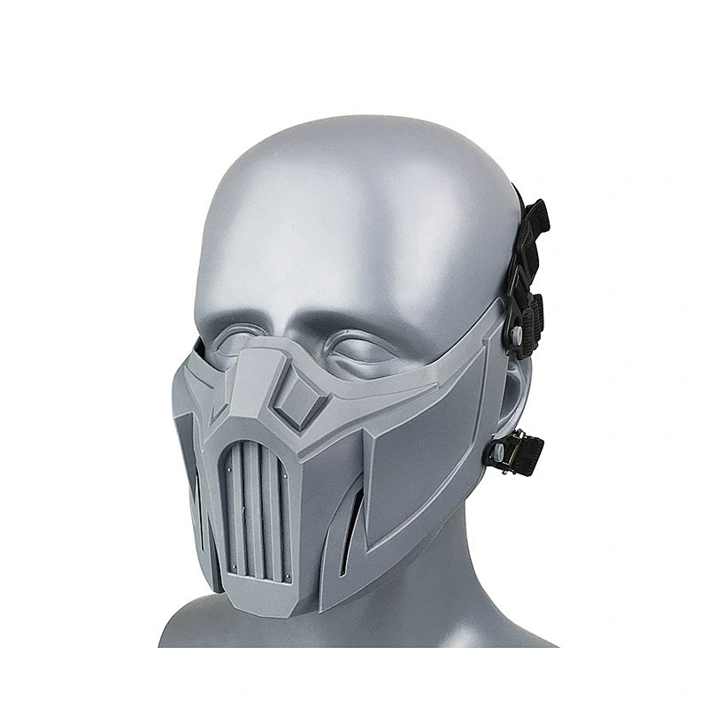 Face shield popular war wolf half face protective face_shield military fans field visor faceshield real outdoor CS