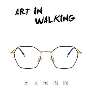 Metal polygon myopia retro celebrity glasses optical frame river wholesale women eyewear men eyeglasses design eye glasses