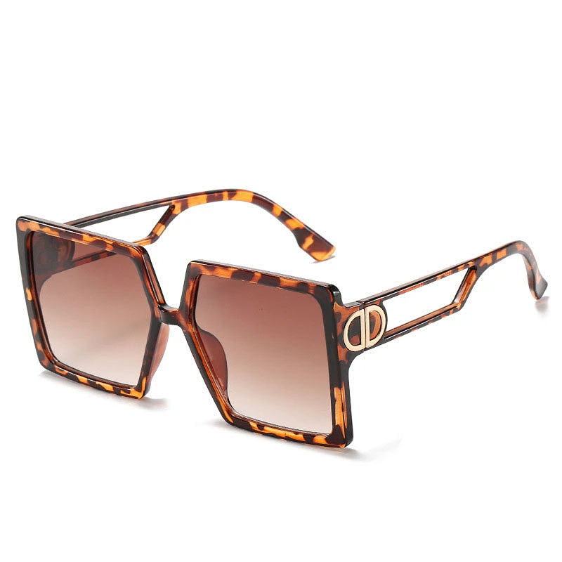 2021 newest fashion square big frame trendy sunglasses women men eyewear shade vintage sun glasses wholesale custom goggles