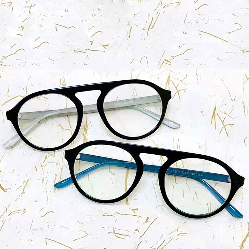 Retro stud round big frame glasses optical frame river wholesale myopia women eyewear men eyeglasses design eye glasses
