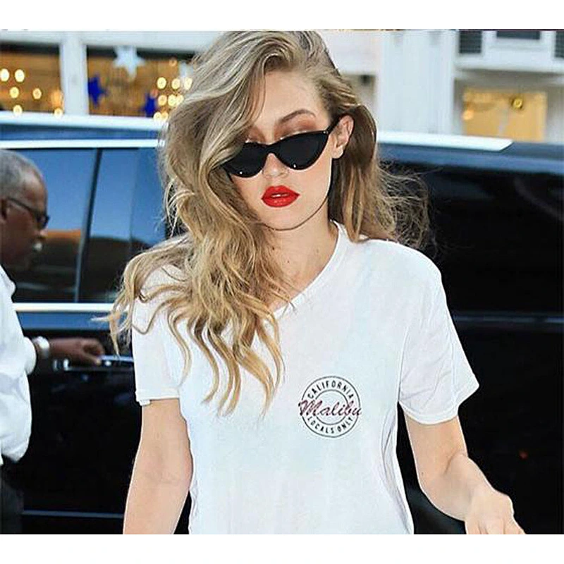 2021 newest fashion cat eye triangle small frame sunglasses women men eyewear shade vintage sun glasses wholesale custom goggles