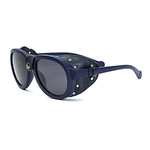 2021 newest fashion leather punk snowfield sunglasses polarized women men eyewear shade sun glasses wholesale custom goggles