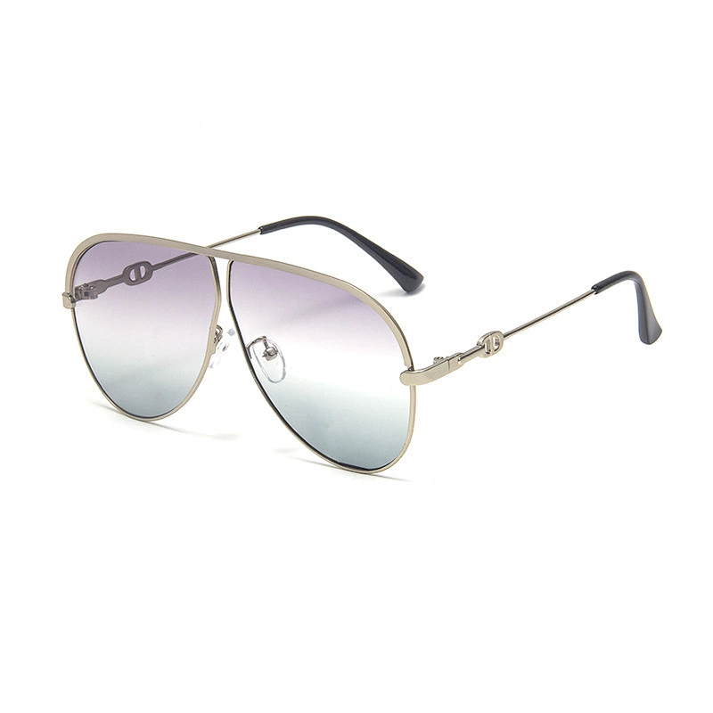 2021 newest fashion oval metal frame celebrity sunglasses women men eyewear shade vintage sun glasses wholesale custom goggles