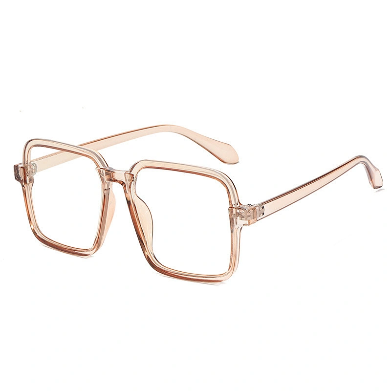 New finished flat light anti-blue glasses color changing sunglasses retro big name couple square sunglasses