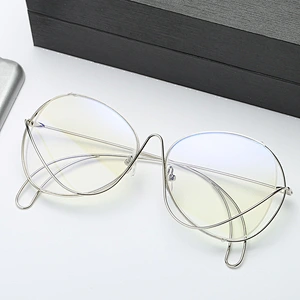 Blue light blocking metal vintage optical big frames river wholesale women eyewear men eyeglasses frame design eye glasses