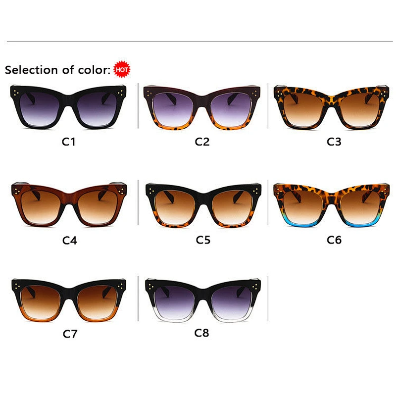 Anti UV 2021 newest fashion stud big eye frame sunglasses women men eyewear shade vintage sun glasses wholesale custom goggles