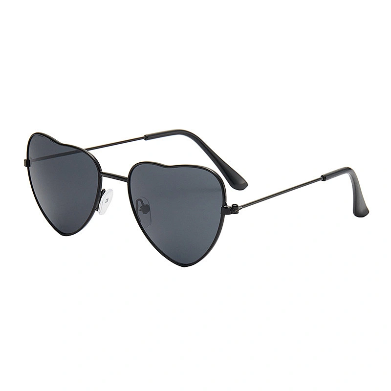 Newest oval colorful kids boy heart shape reflective sunglasses girls 2021 manufacture for custom UV sun glasses