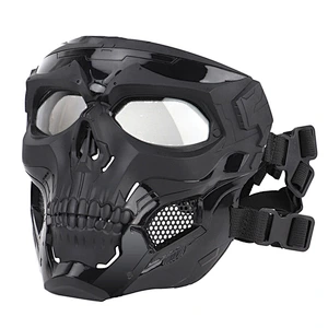New camouflage tactical full face shield outdoor riding sand safety face shield plastic personalized dress CS