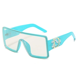 2021 newest fashion oversize square diamond sunglasses women men eyewear shade vintage sun glasses wholesale custom goggles