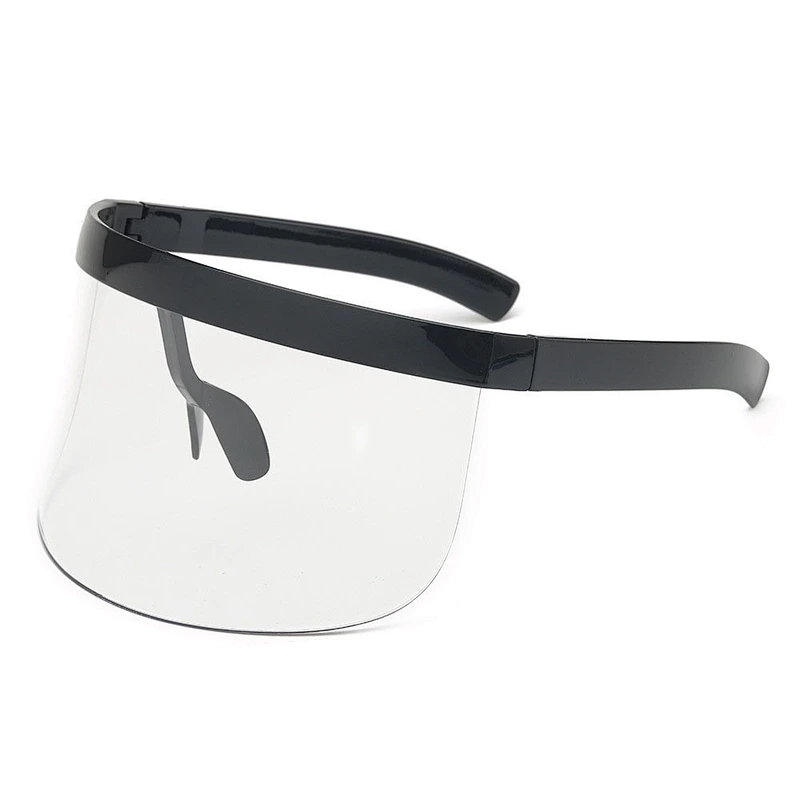 Full head acrylic Personalized integrated hat Stylsh face shield mask windproof anti-fog cycling driving glass