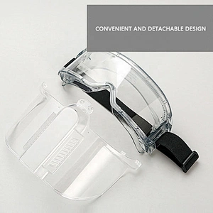 Anti-fog Face Shield mask Combination Face Shield Transparent Exquisite Design Separable Splash Proof FaceShield For Men
