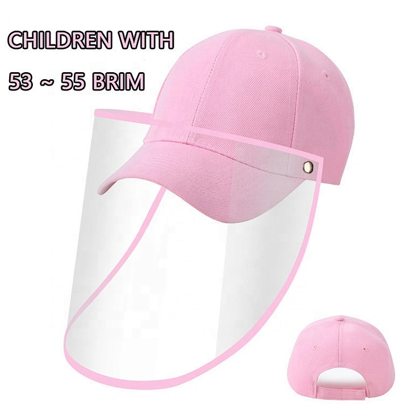 Anti-fog Transparent Head Fisherman's hat Full FaceShield And Eye Protection Shield With Black Bucket Hat Washable Mask