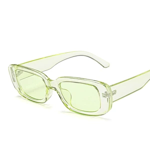 Newest small frame men women sunglasses square jelly color fashion street photography shade vintage wholesale custom Sun glasses