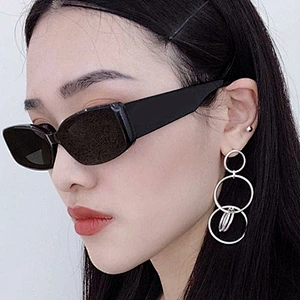 2021 newest big square frame hip hop celebrity sunglasses women men eyewear shade vintage sun glasses wholesale custom goggles