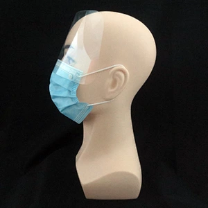 Transparent ANTI FOG LENS clear face shield disposable eye protective face sheild replacement faceshield mask
