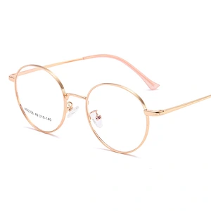Newest metal round frame simple optical frame river wholesale myopia women computer eyewear men eyeglasses design eye glasses