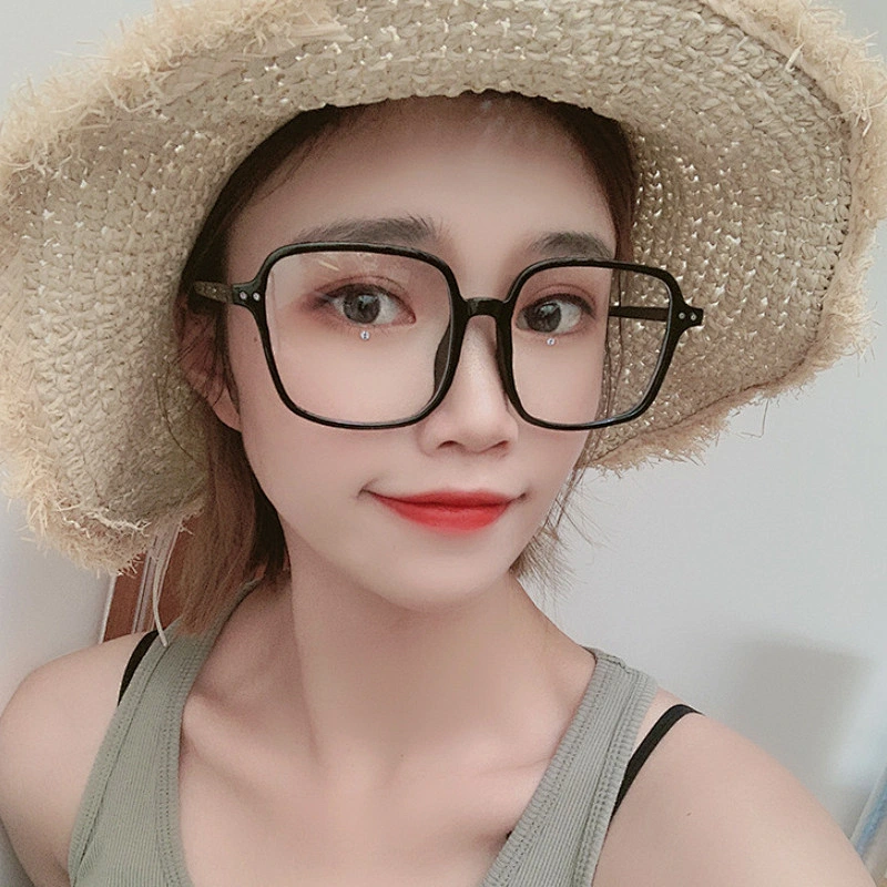 Blue light blocking square stud glasses river glasses optical frame wholesale women eyewear men eyeglasses design eye glasses