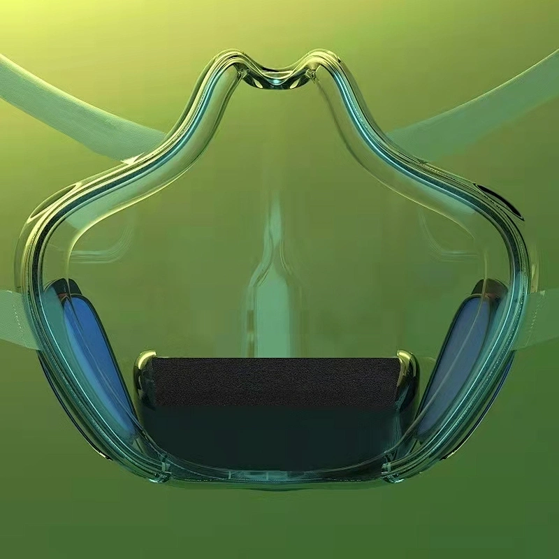 transparent acrylic anti fog plastic protective filter face shield visor shieldmask screen safety sheild mask with glasses