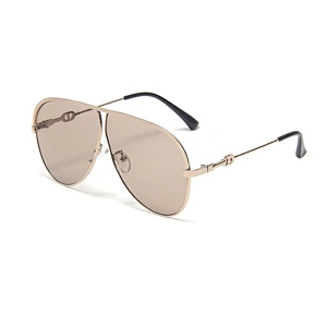 2021 newest fashion oval metal frame celebrity sunglasses women men eyewear shade vintage sun glasses wholesale custom goggles