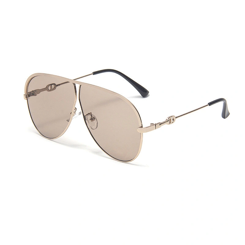 2021 newest fashion oval metal frame celebrity sunglasses women men eyewear shade vintage sun glasses wholesale custom goggles