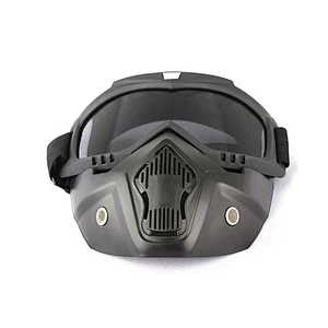 Motorcycle face shield mask Cross-country riding helmet, ski goggles Glasses against wind and sand
