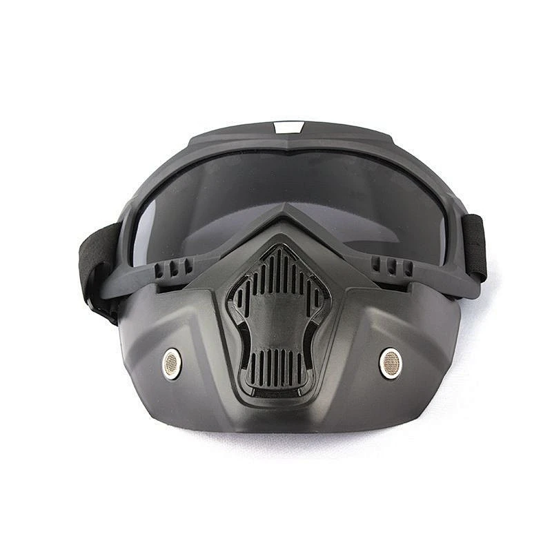 Motorcycle face shield mask Cross-country riding helmet, ski goggles Glasses against wind and sand