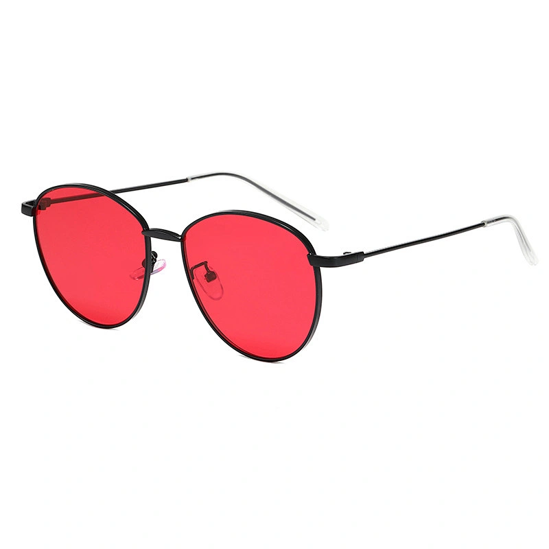 2021 newest fashion round metal celebrity trendy sunglasses women men eyewear shade vintage sun glasses wholesale custom goggles