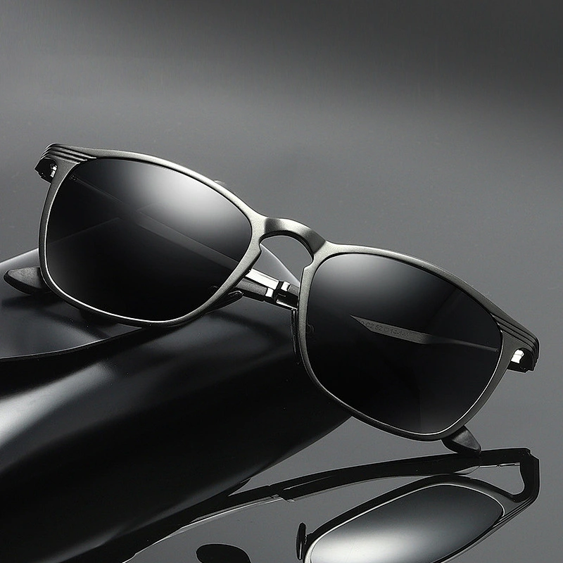 2021 newest aluminum magnesium photochromic driving sunglasses women men eyewear shade sun glasses wholesale custom goggles
