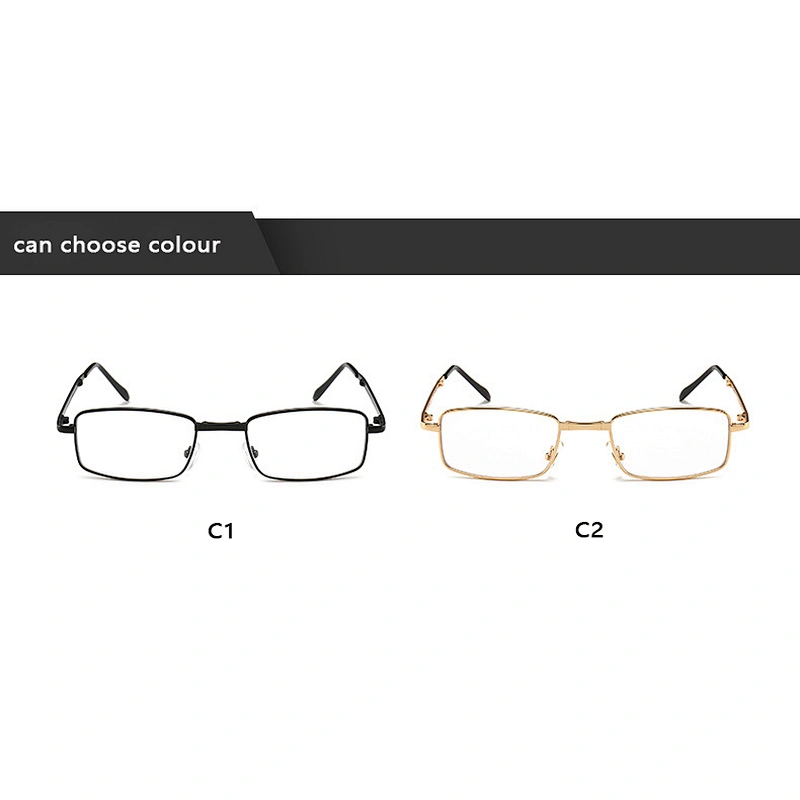 Square metal foldable multifocal trendy retro designer optics reading glasses men women wholesale reader glasses frame