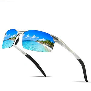 2021 fashion newest aluminum magnesium sport sunglasses polarized women men eyewear shade sun glasses wholesale custom goggles