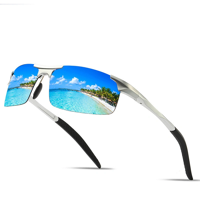 2021 fashion newest aluminum magnesium sport sunglasses polarized women men eyewear shade sun glasses wholesale custom goggles