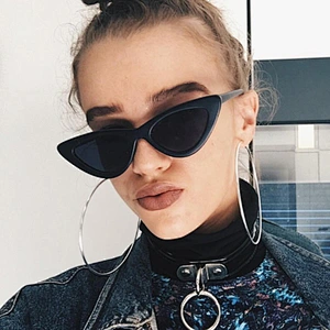 2021 newest fashion cat eye triangle small frame sunglasses women men eyewear shade vintage sun glasses wholesale custom goggles