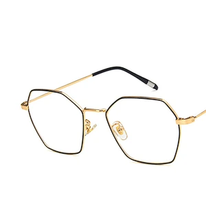 Metal polygon myopia retro celebrity glasses optical frame river wholesale women eyewear men eyeglasses design eye glasses